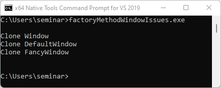 factoryMethodWindowIssues