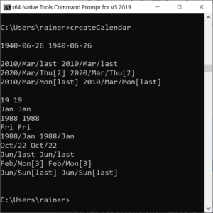 C++20: Creating Calendar Dates – MC++ BLOG